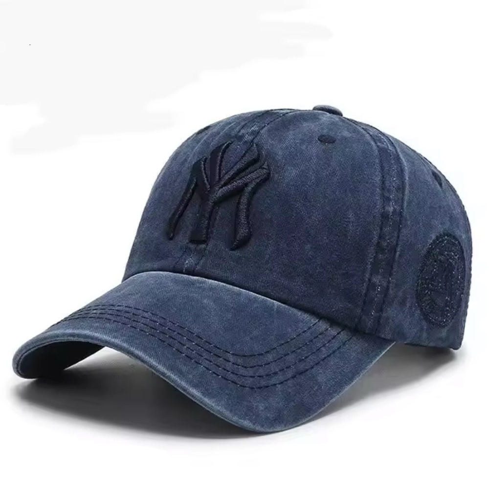 MBL NY Yankees Vintage Embroider Baseball Cap Adjustable Unisex Blue